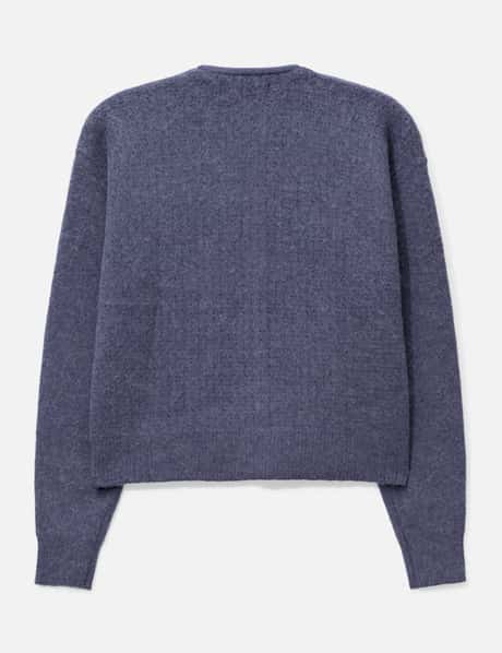 Brushed Mohair V-Neck Cardigan view 8