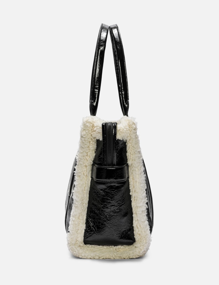 Shearling Patent Tote Bag Placeholder Image