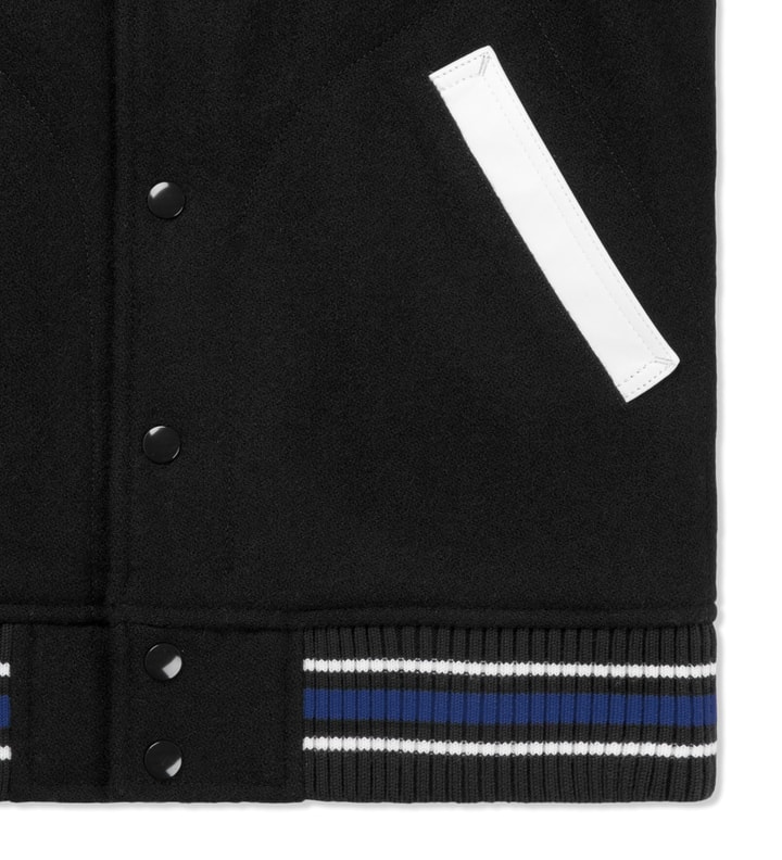 Black Trouble Town Varsity Jacket Placeholder Image