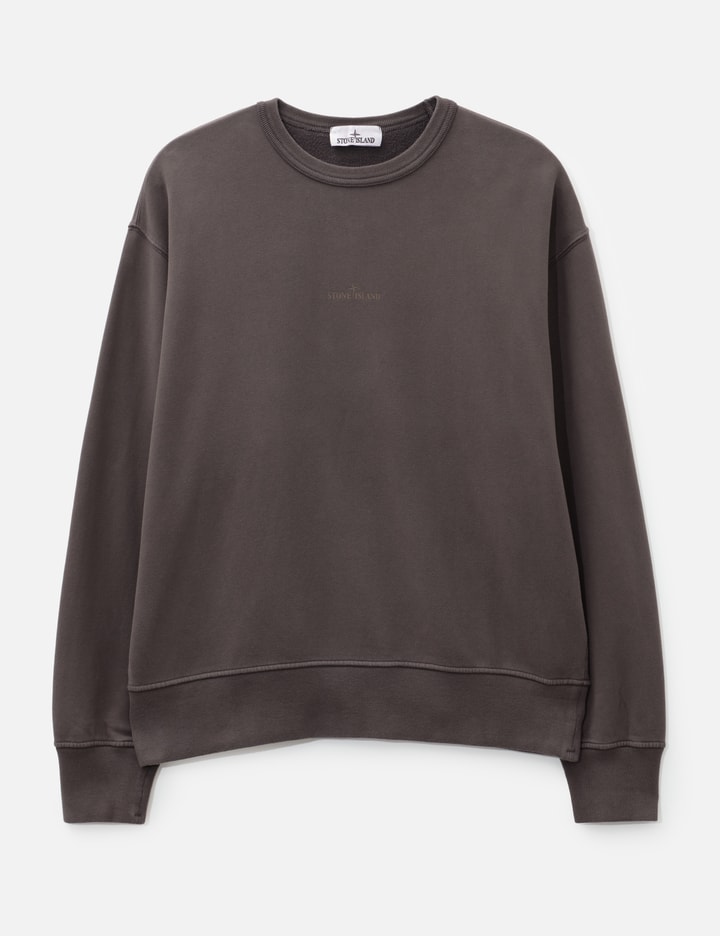 Stone Island Organic Cotton Fleece Oversized-Fit Crewneck Sweatshirt