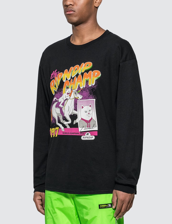 Riding Champ Long Sleeve T-shirt Placeholder Image