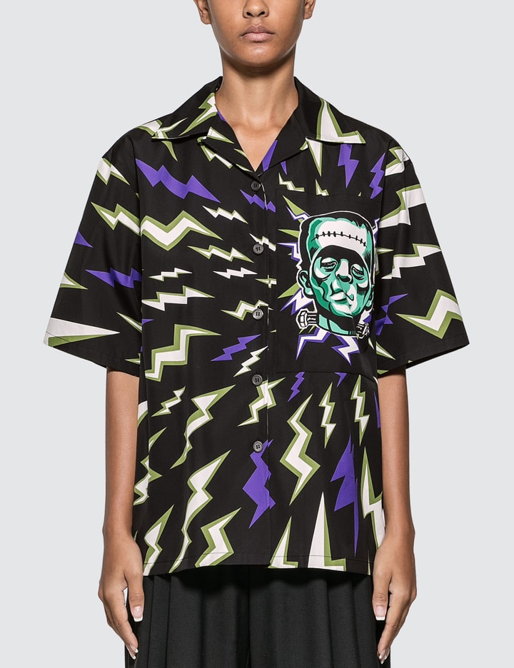 Universal Studios Edition Frankenstein Printed Poplin Blouse Placeholder Image