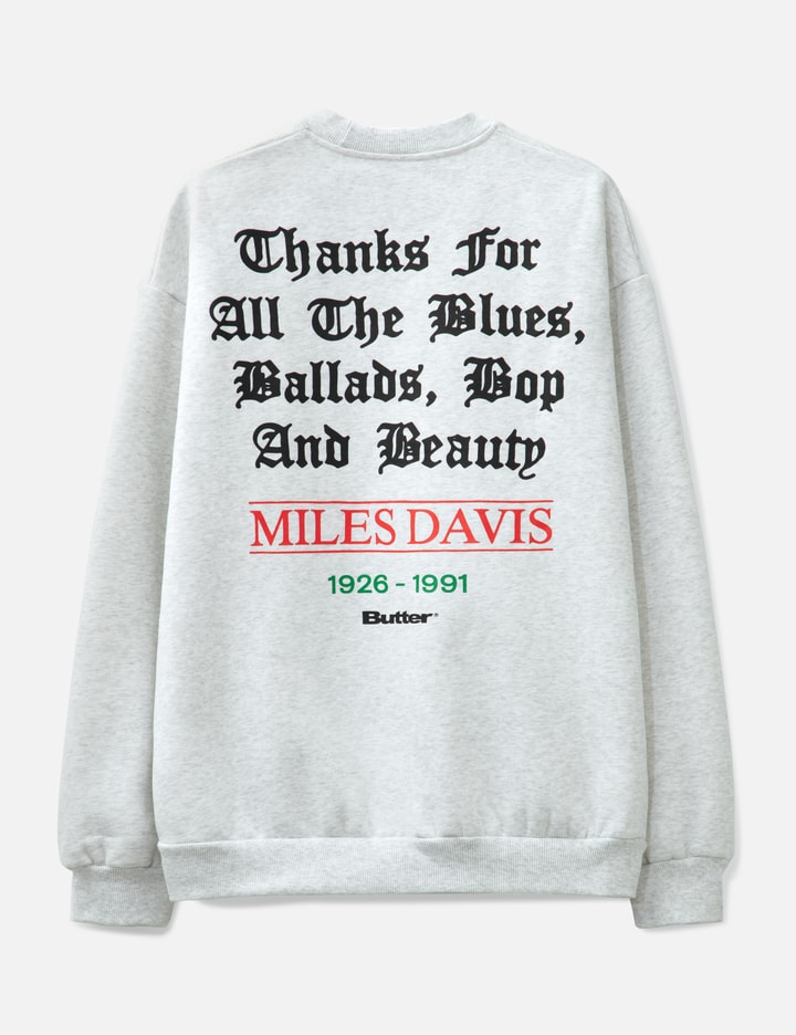 Butter Goods x Miles Davis Thanks Crewneck Placeholder Image