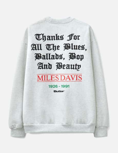 X Miles Davis Thanks Crewneck view 8