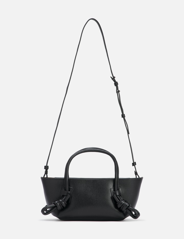 Baguette Mini - Black leather bag