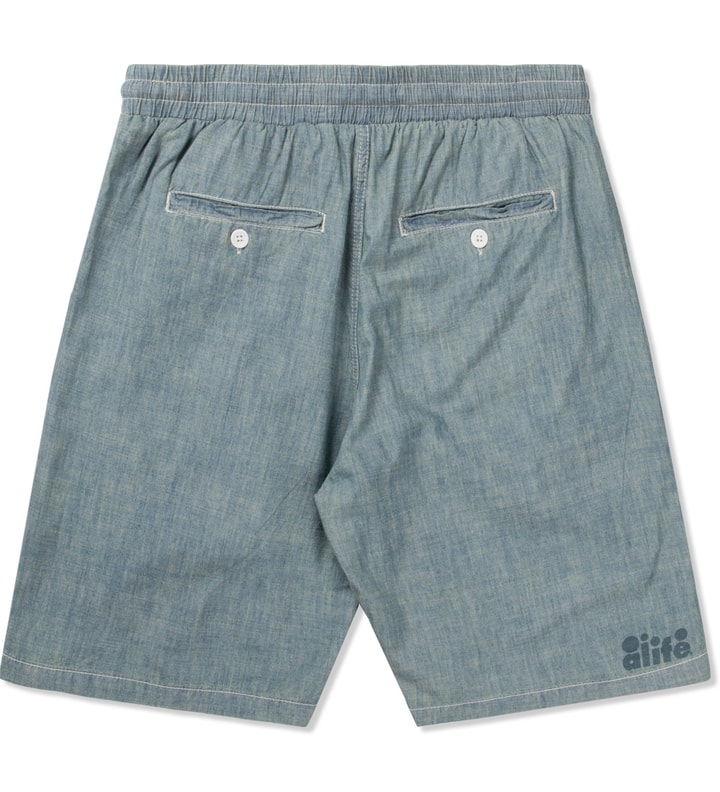 Prison Blues Denim Shorts Placeholder Image