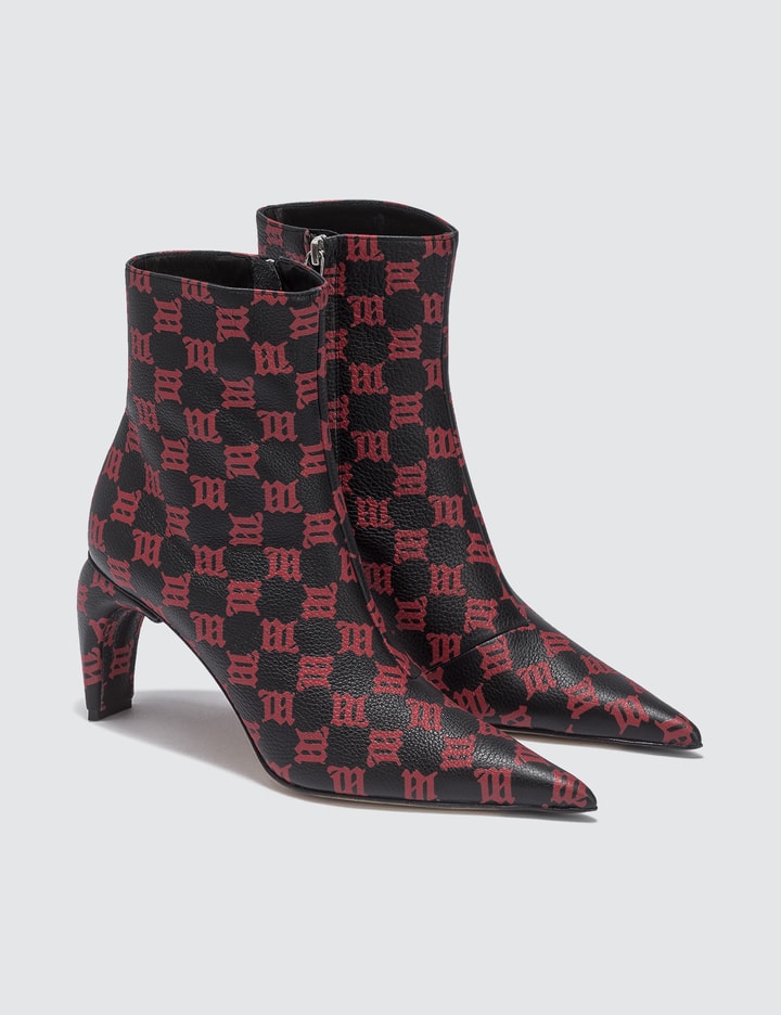 Monogram Leather Ankle Boots Placeholder Image