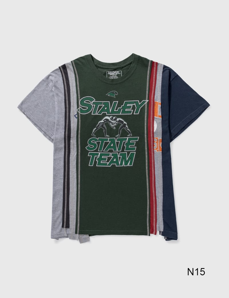 Needles ワイドショートアップサイクルTシャツ Needles ワイドショートアップサイクルTシャツ C99926278 - トップス