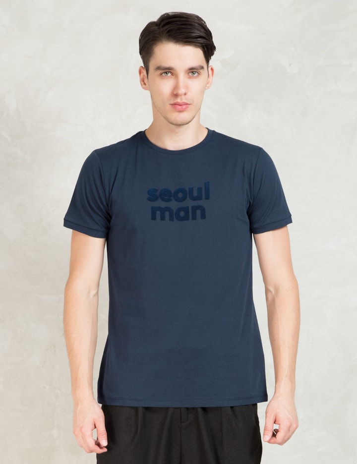 Navy Seoul Man S/S T-Shirt Placeholder Image