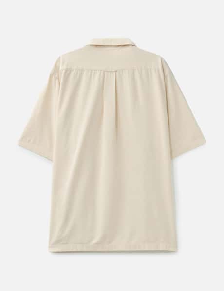 Silk Cotton Nep Open Collar Shirt view 8