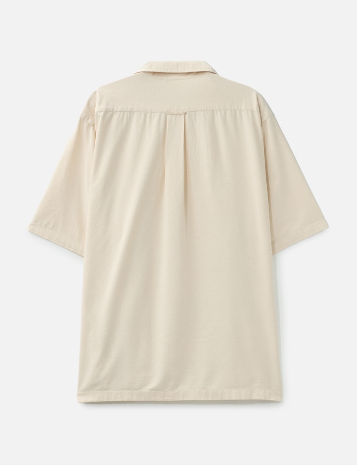 Silk Cotton Nep Open Collar Shirt view 2
