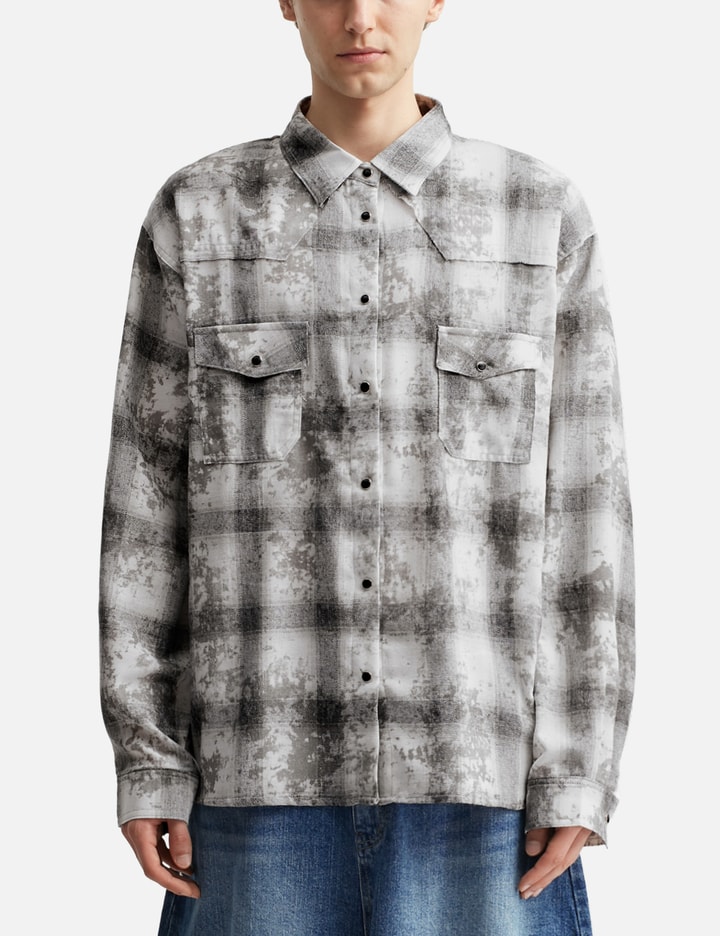 Vintage Smudged Check Shirt Placeholder Image