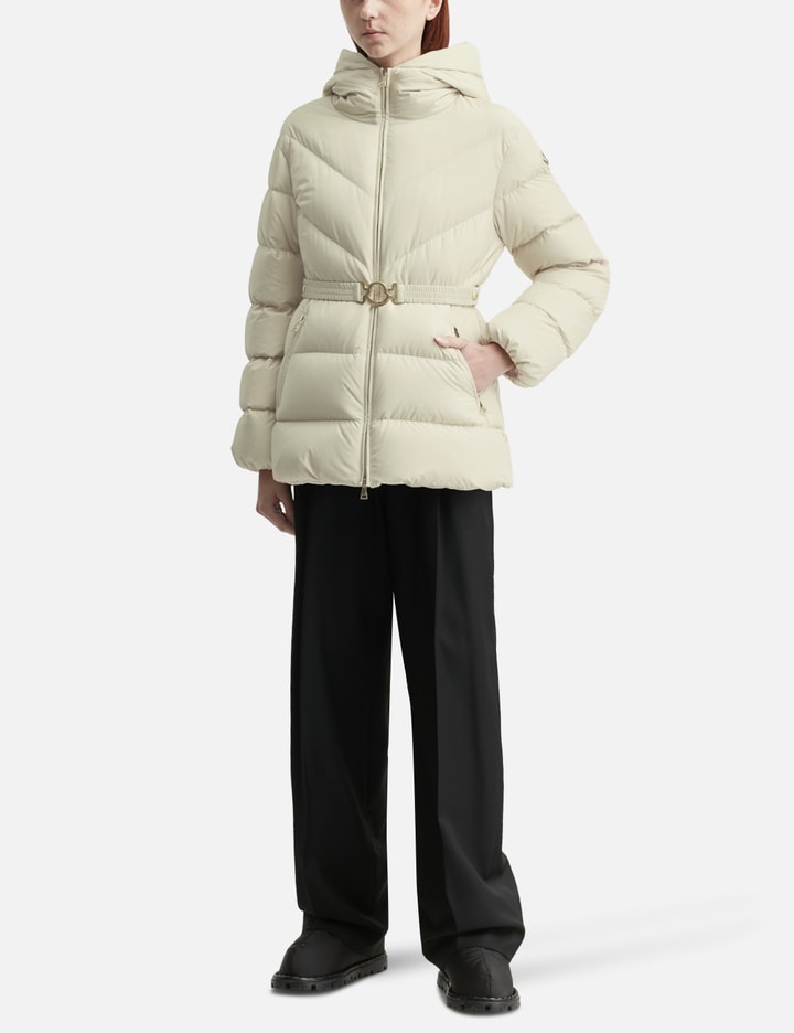 Brosse Diagonal-Quilted Hooded Short Down Jacket Placeholder Image