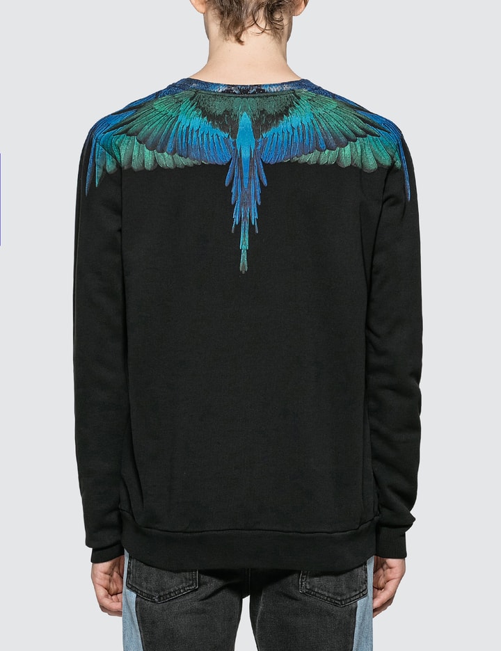 Blue Black Wings Sweatshirt Placeholder Image