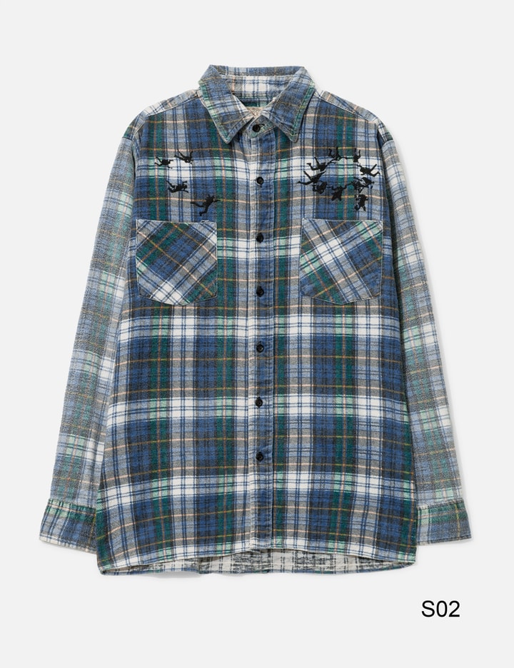 Upcycled Parachute Flannel Shirt Placeholder Image