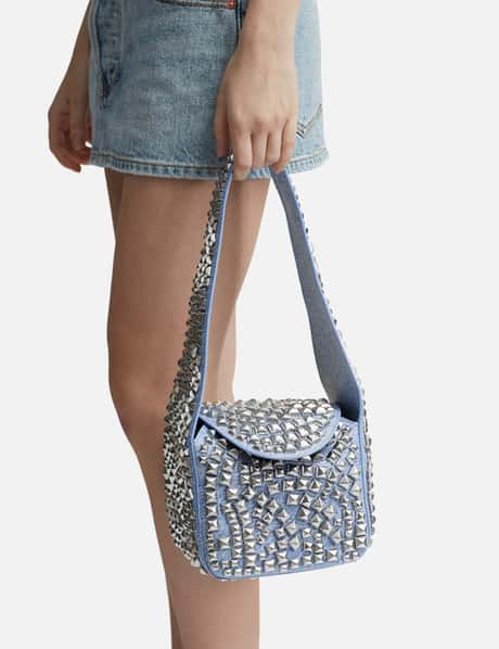 Alexander Wang - スパイク スモール ホーボー バッグ スタッズド 