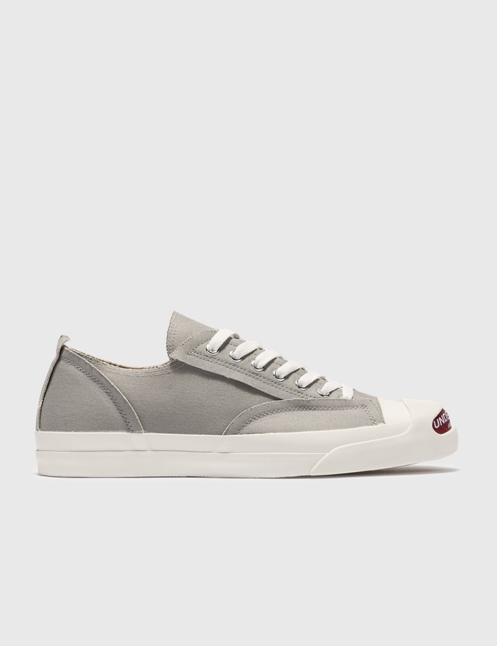 Undercover Canvas Low Top Sneakers In Grey