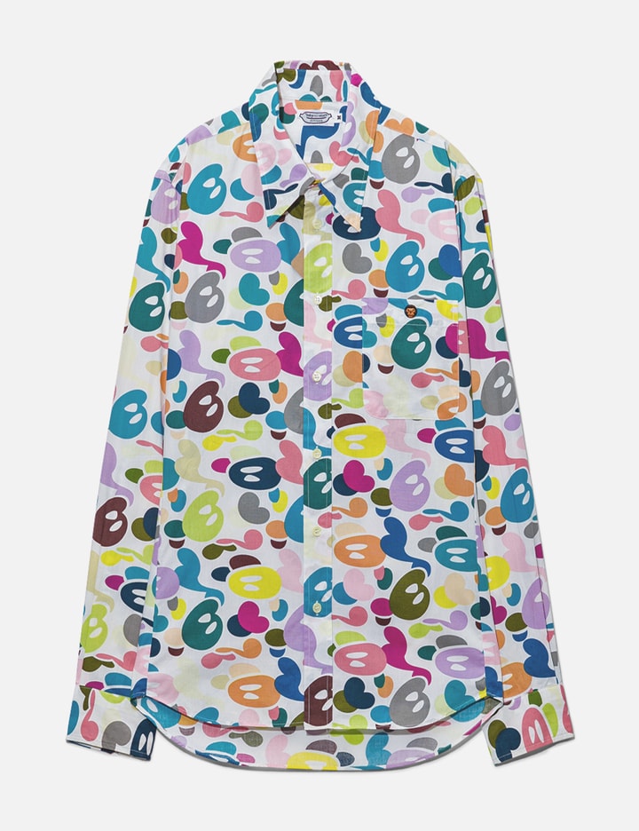 Bape Rainbow Shirt In Multicolor ModeSens