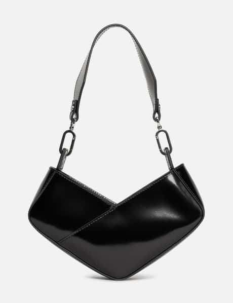 Venere Cube Mini Black Semi Patent Leather view 11