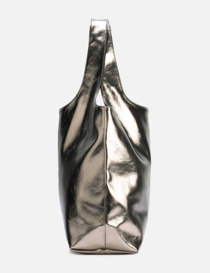 Apc A.p.c. Ninon Metallic Silver Tote Bag Women
