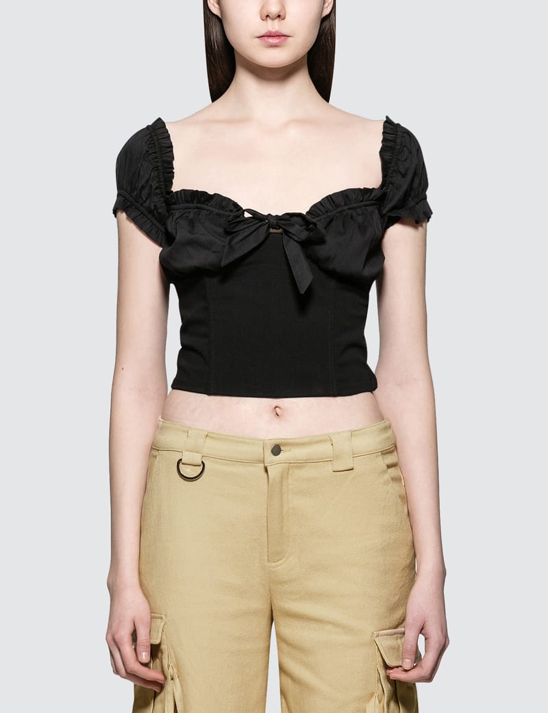 i am gia ruffle top