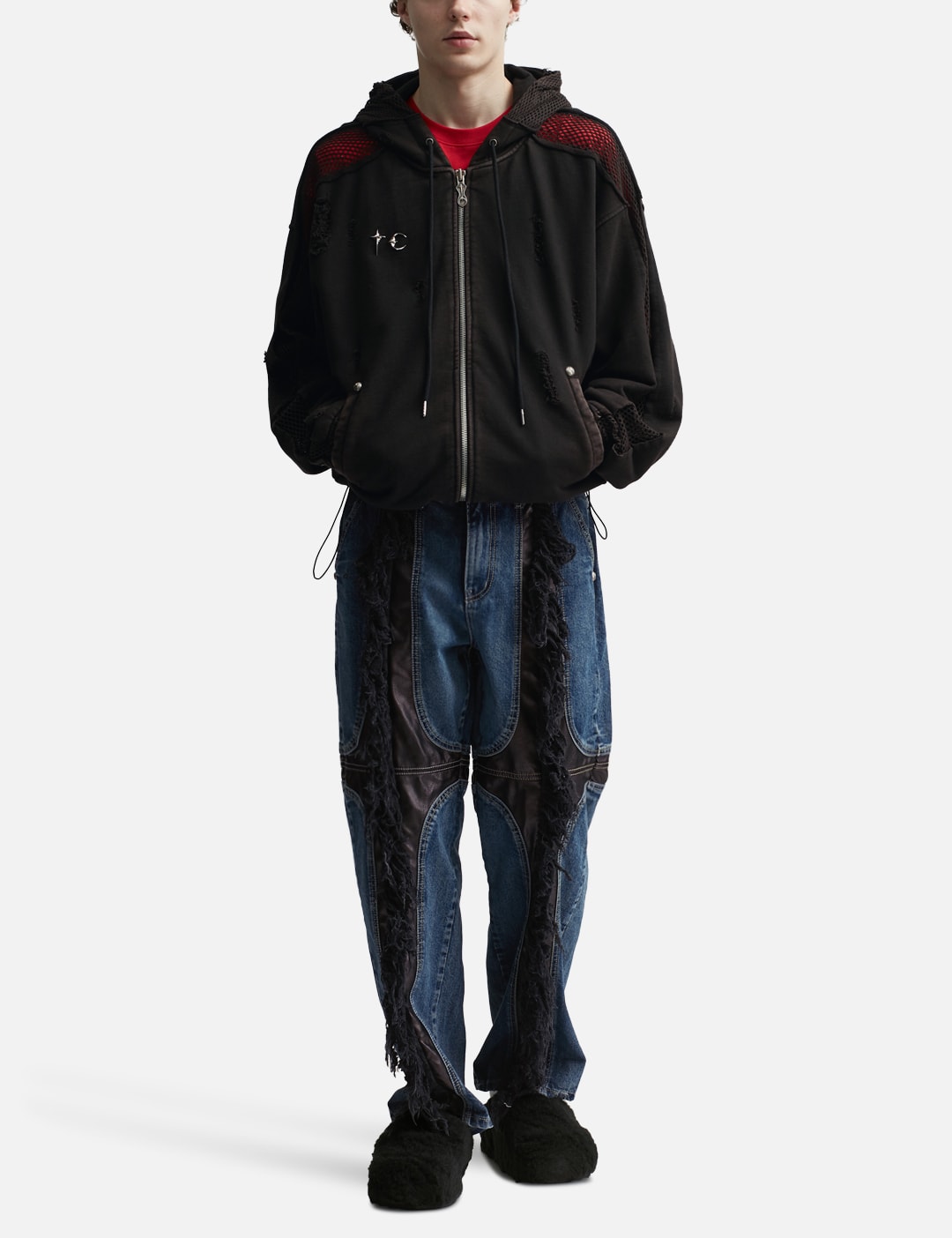 Mohican Leather Denim Pants view 15