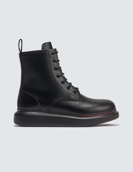 Alexander McQueen Hybrid Lace Up Boots HBX