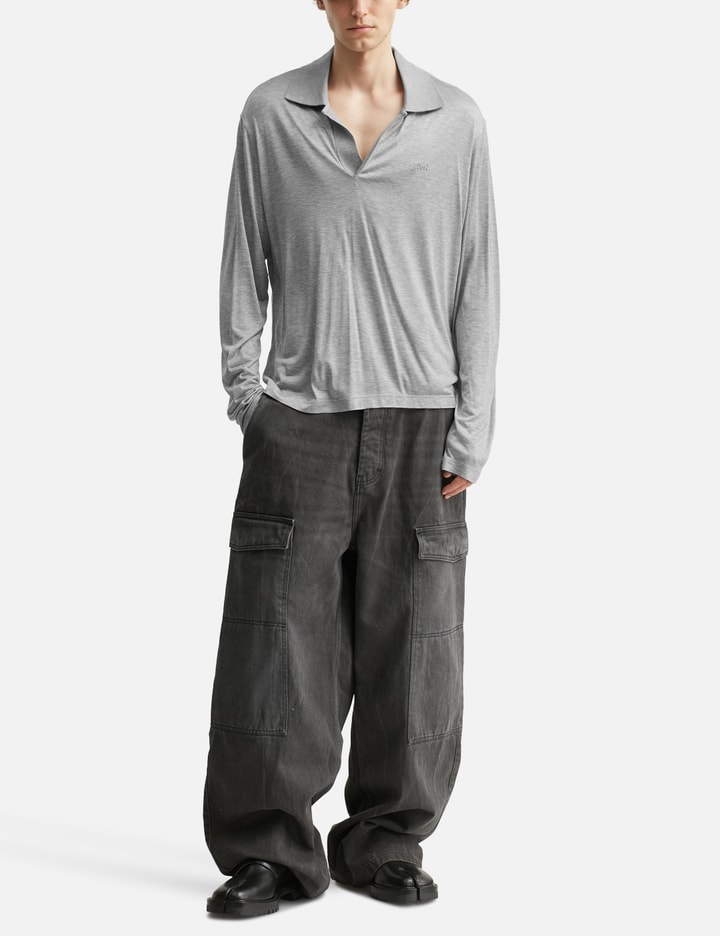 Long Sleeve Polo Shirt Placeholder Image