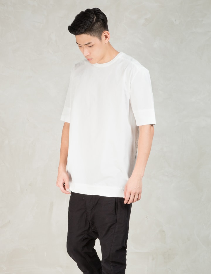 White Tayge Poplin T-Shirt Placeholder Image