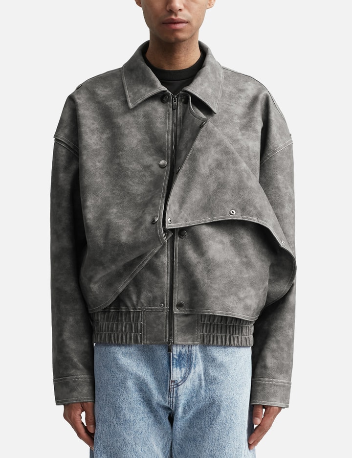 SNAP PANEL BOMBER JACKET Placeholder Image