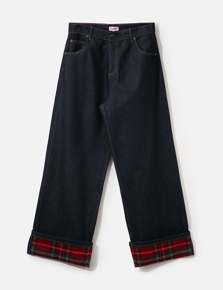 Charles Jeffrey Loverboy Scarf Wide Leg Jeans