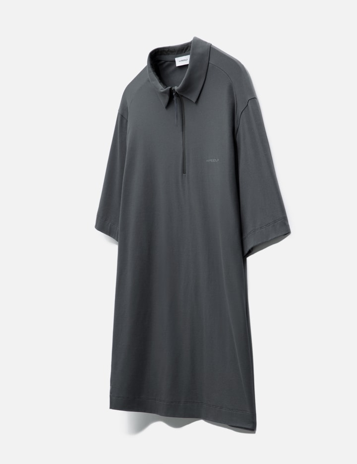 X POST ARCHIVE FACTION (PAF) Half Zip-Up Polo T-Shirts