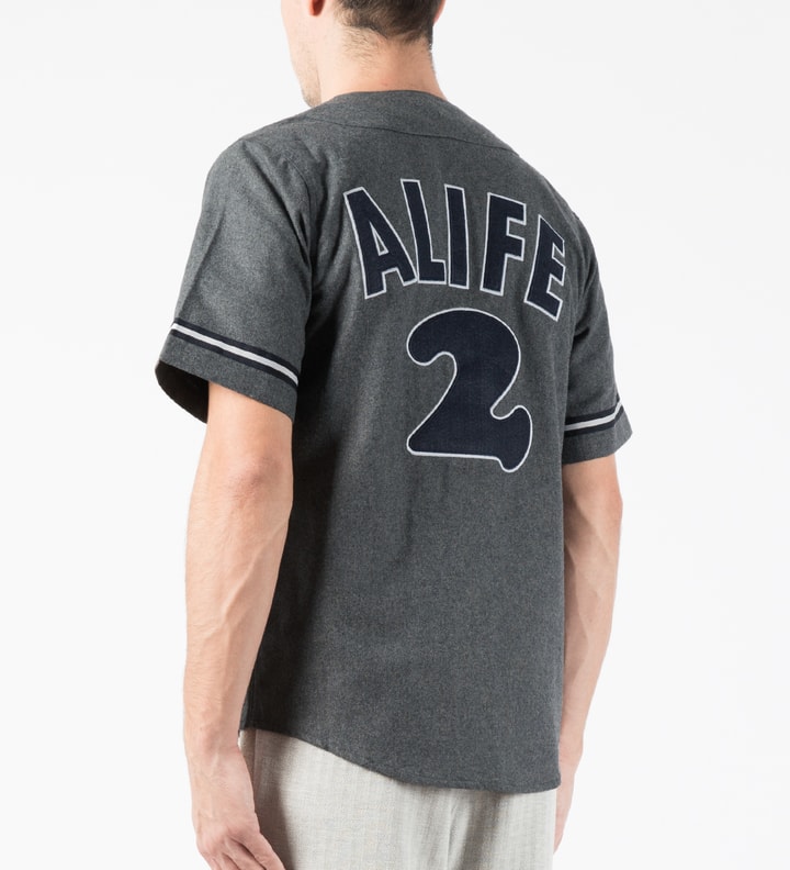 Grey Mr. November Baseball Jersey Placeholder Image