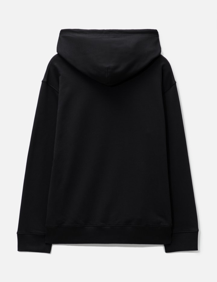 Shop Mm6 Maison Margiela Backstage Pass Print Hooded Sweatshirt In Black