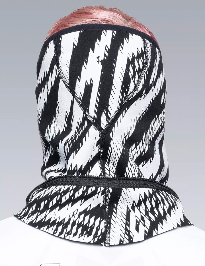 Acronym Modular Zippered Powerstretch® Neck Gaiter In Black