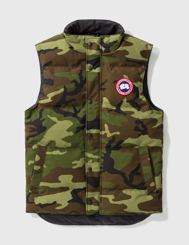 canada goose camo body warmer