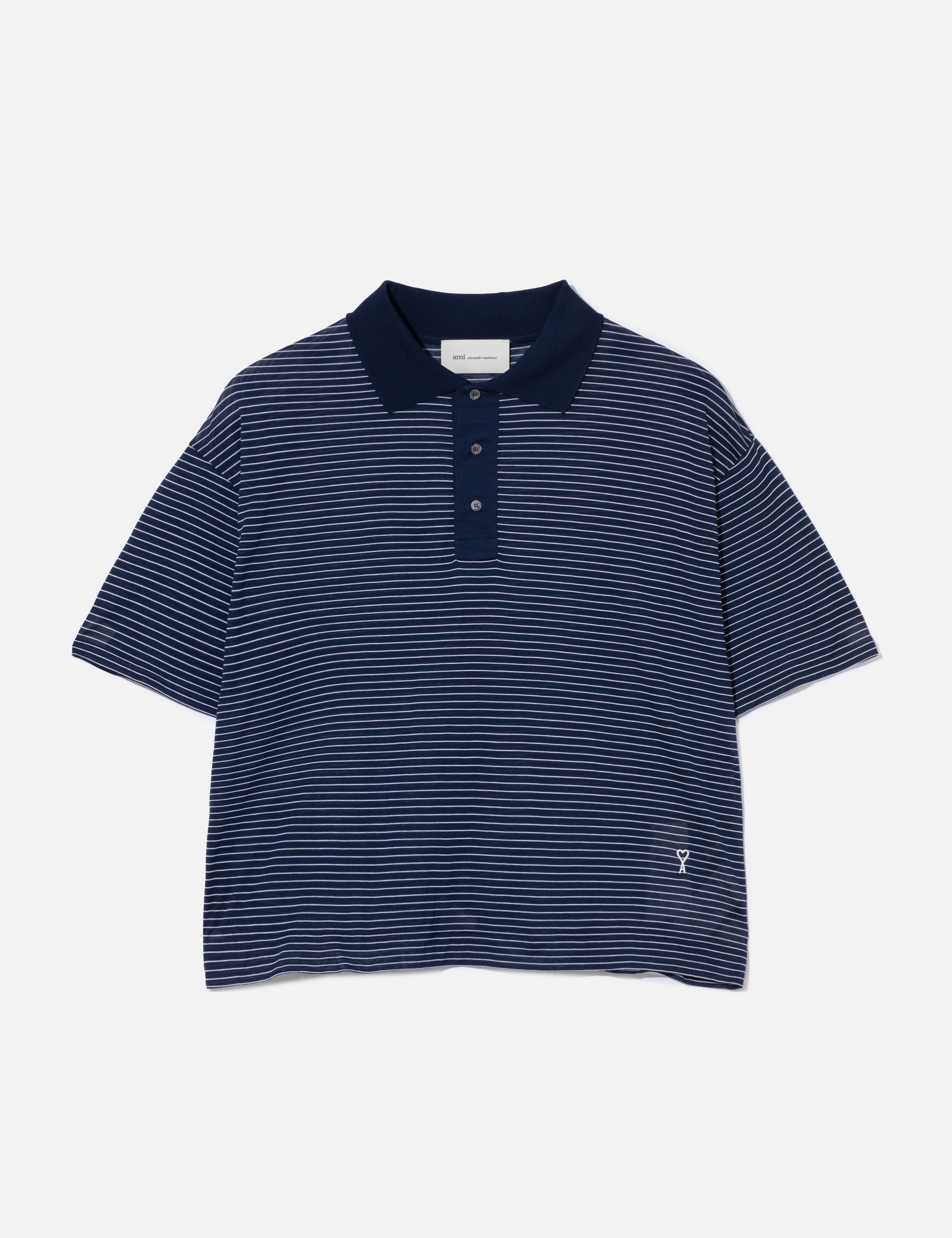 Cotton Striped Ami De Coeur Polo view 16