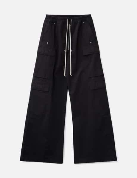 Rick Owens Drkshdw Double Cargo Jumbo Belas In Cotton Twill