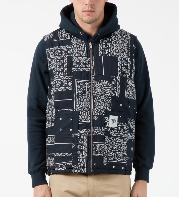 Navy Bandana Reversible Vest Placeholder Image