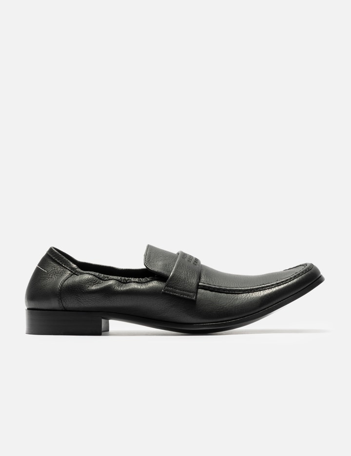 MM6 Maison Margiela Leather Swing Toe Loafers