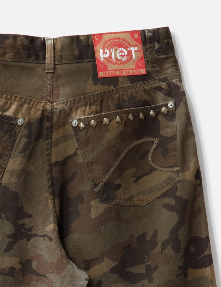 Distressed Camo Oversized Denim Placeholder Image