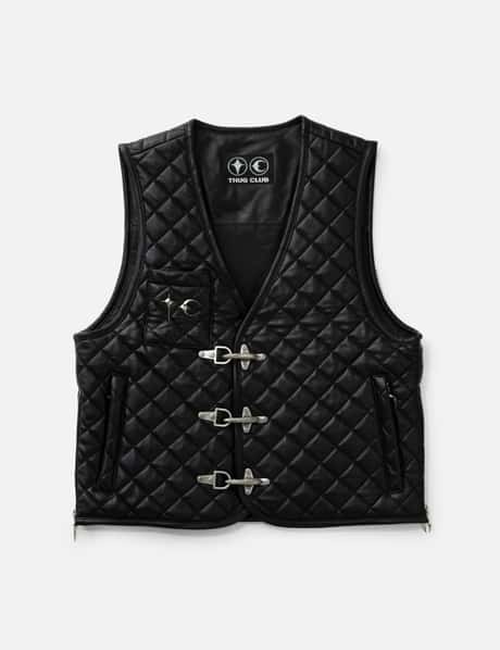 떠그 클럽 TC Bone Leather Quilted Vest