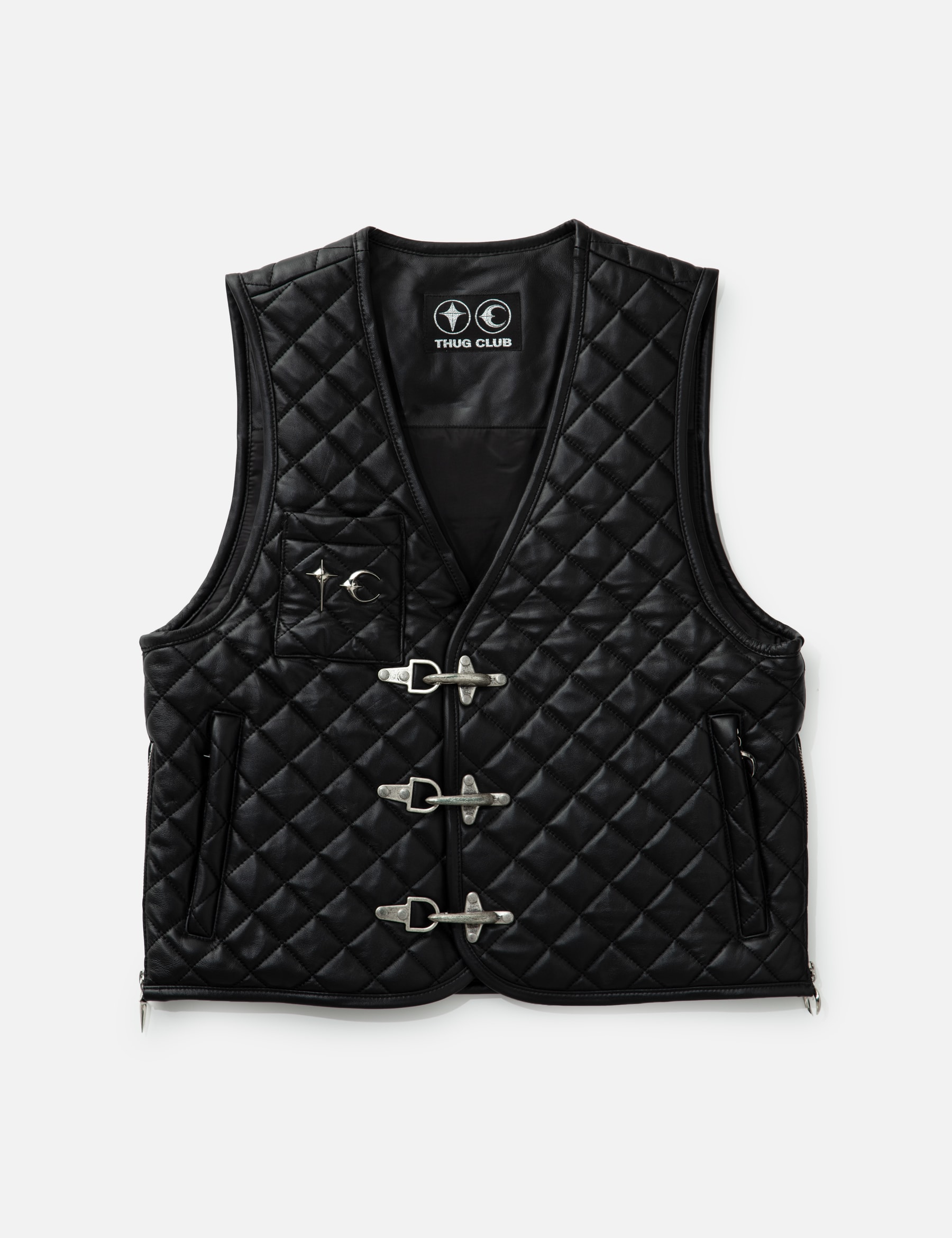 TC Bone Leather Quilted Vest view 19
