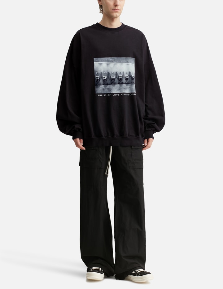 Rick Owens Drkshdw Hun Crewneck Sweatshirt