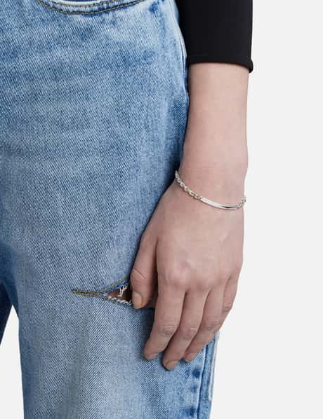 Martine Ali - DIAMOND BABY ID BRACELET | HBX