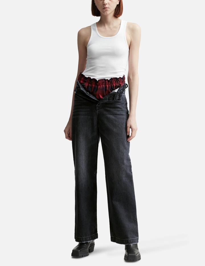 WIDE LEG FIT - BLACK WORN Placeholder Image