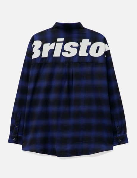 F.C. Real Bristol - Flannel Big Logo Baggy Shirt | HBX - Globally 