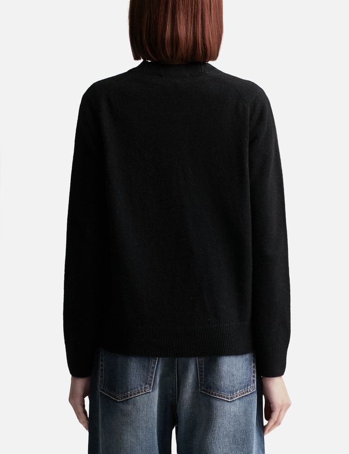 MAISON KITSUNÉ BABY FOX PATCH BOXY CARDIGAN