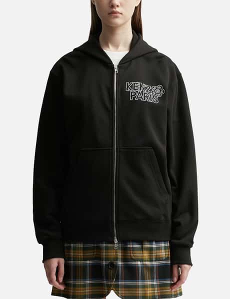 Kenzo 'KENZO Constellation' embroidered zipped hoodie