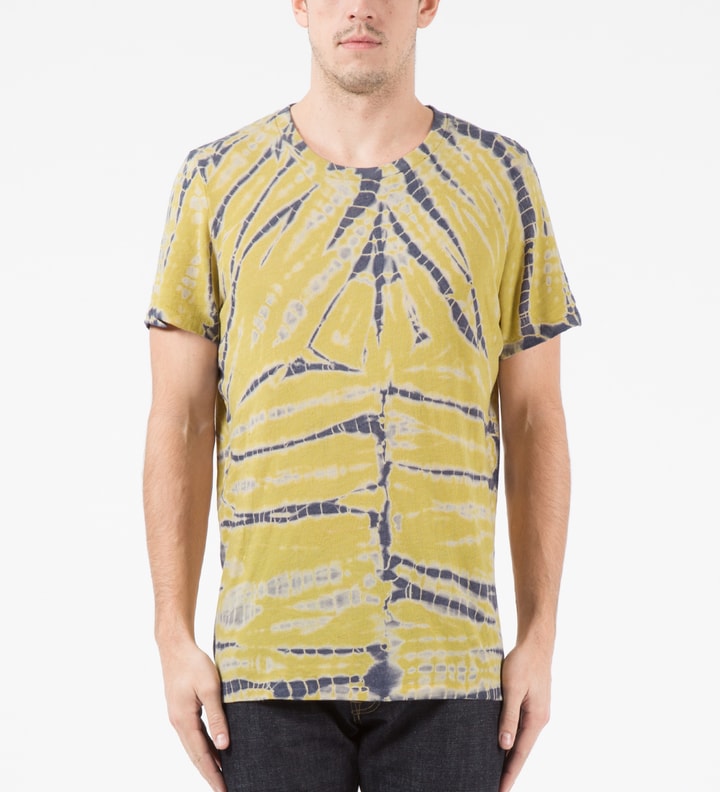 Cast of Vices Yellow Tie-Dye T-Shirt